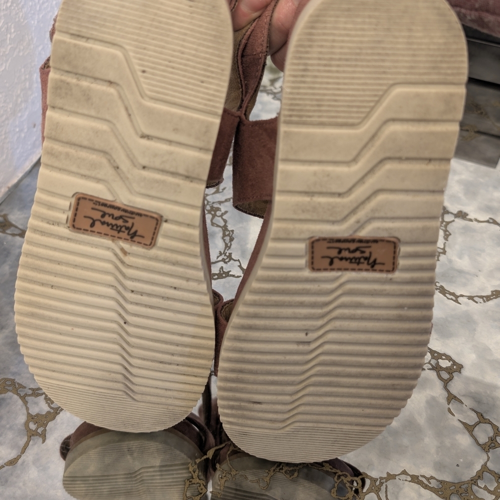 Natural Soul Women's Blush Sandals - Picture 5 of 7
